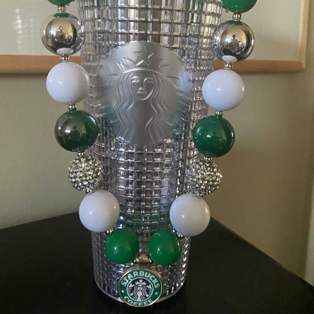 Starbucks Gum ball necklace or garland for decor